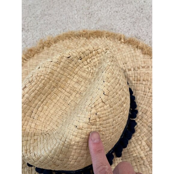 Lisi Lerch Pompom Fedora Fringe Straw Hat main image 9